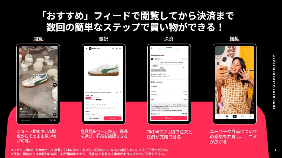 tiktokショップ